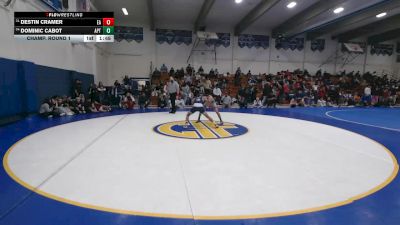 110 lbs Champ. Round 1 - Destin Cramer, Everett Alvarez vs Dominic Cabot, Aptos