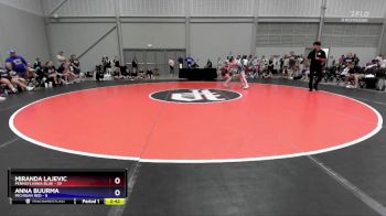 105 lbs Quarters & 1st Wb (16 Team) - Miranda Lajevic, Pennsylvania Blue vs Anna Buurma, Michigan Red