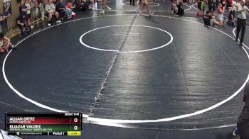 115 lbs Quarterfinal - Eliazar Valdez, Central Catholic Wrestling Clu vs Alijah Ortiz, Clovis North HS