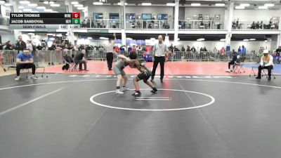 108 lbs Semifinal - Tylon Thomas, None vs Jacob Sandoval, Refinery WC