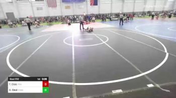 43 lbs Semifinal - Tripp Dias, Trailblazer WC vs Owen Deal, Powerline