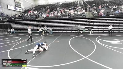 141 lbs Champ. Round 3 - Silas Staley, Corner Canyon vs Jonah Baron, Riverton High School