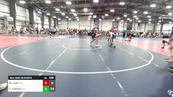 138 lbs Rr Rnd 2 - Michael Leaf, Capital City Wrestling Club vs Carson Easlick, Dulles Bombers