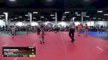 56 lbs Round 7 (8 Team) - Mia Barro, Journeyman Uprising vs Ryder Kanaskie, Mayfield Mat Academy