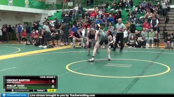 126 lbs Cons. Round 6 - Phillip Hash, RIVER VALLEY (Bidwell) vs Vincent Barton, Lake (Millbury)