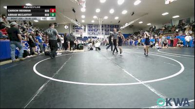 76-80 lbs Rr Rnd 2 - Carson Reisman, Husky Wrestling Club vs Abram McCarthy, Husky Wrestling Club