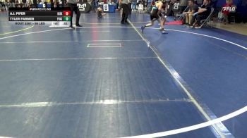 96 lbs Semifinal - A.J. Pifer, Kiski Area vs Tyler Farmer, Frazier