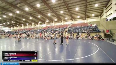 130 lbs Round 4 (6 Team) - Max Perkins, Alaska vs Miles Higgins, Hawaii