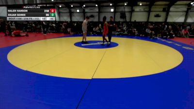 U16 FS - 165 lbs Cons. Round 1 - Olympus Jones, Peninsula Wrestling Club vs Jraydeen Jarmusch, Whatcom Wrestling Academy