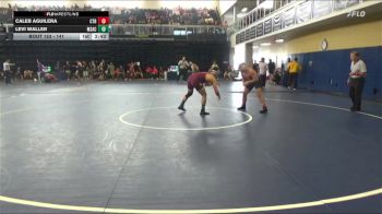 141 lbs Cons. Round 2 - Levi Waller, Mt. San Antonio College vs Caleb Aguilera, College Of The Redwoods