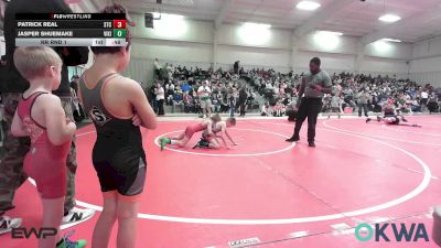 64 lbs Rr Rnd 1 - Patrick Real, Sallisaw Takedown Club vs Jasper Shuemake, Viking Wrestling Club