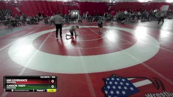 160 lbs Round 3 - Carson Hady, Wisconsin vs Ian Leverance, Wisconsin