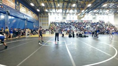 120 lbs Champ. Round 1 - Tyson Warner, Lyman vs Ethan Lavin, Fernandina Beach