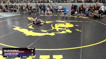 74 lbs Quarterfinal - Dillon McAnelly, Soldotna Whalers Wrestling Club vs Trapper McCabe, Kodiak Wrestling Club