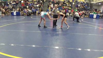 103 lbs Quarterfinal - Brynn Lancaster, Chestnut Ridge vs Isabelle Folks, Tiger WC