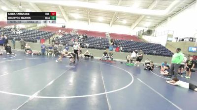 80 lbs Round 3 (4 Team) - Aisea Tabakece, Sublime Wrestling Academy vs Houston Harris, Champions Gold