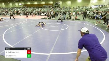 61 lbs Quarterfinal - Adrian Rodriguez, Salem Elite vs Brady Sinclair, Willows Wrestling