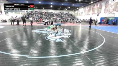 113 Boys Quarterfinal - Anthony Strahm, Holtville vs Jason Lin, La Costa Canyon