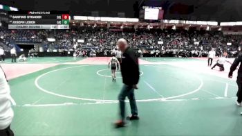 65 lbs Champ. Round 1 - Santino Strader, COL1 vs Joseph Leben, LAC3