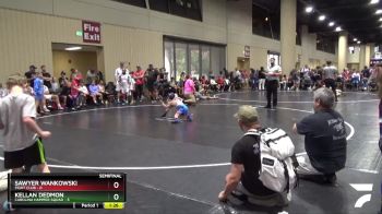 50 lbs Semis & Wb (16 Team) - Sawyer Wankowski, Fight Club vs Kellan Dedmon, Carolina Hammer Squad