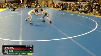 80 lbs 1st Place Match - Henry Seidl, ANML vs Noah Jeske, Waseca