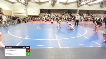 134-H lbs Round Of 16 - Logan Zimmer, Moorestown vs Danny Thatcher, Wilson Area