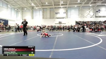 45-48 lbs Round 3 - Norah White, Malone Wrestling Club vs Gesa Maiolo, Olean Wrestling Club