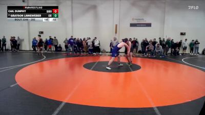 285 lbs Cons. Round 4 - Grayson Linneweber, Greencastle vs Cail Dunphy, Northfield High School