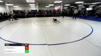 60 lbs Consi Of 4 - Niko Sevastos, Riptide Wrestling Club vs Wyatt Breton, Smittys Barn