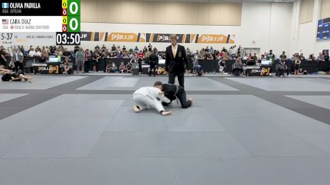 OLIVIA PADILLA vs CARA DIAZ 2026 PBJJF Pan American Jiu-Jitsu Championships