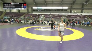 131 lbs Quarterfinal - Jenna Magrino, Centenary University vs Jazmene Molina, Western New England