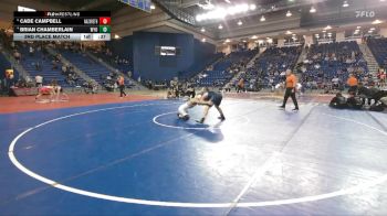 157 lbs 3rd Place Match - Cade Campbell, Nazareth vs Brian Chamberlain, Wyoming Seminary