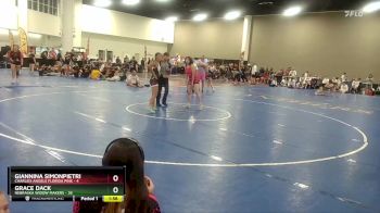 135 lbs Round 5 (8 Team) - Giannina Simonpietri, Charlies Angels Florida Pink vs Grace Dack, Nebraska Widow Makers