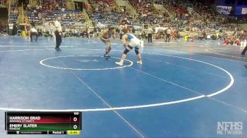 160 lbs Cons. Semi - Harrison Grad, Bismarck St Mary`s vs Emery Slater, Mandan