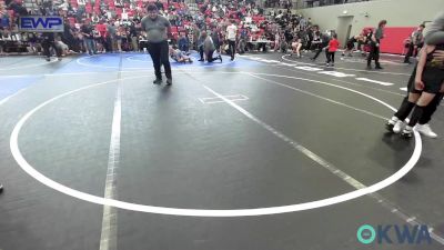 76 lbs 3rd Place - Luke Stevens, Beggs Youth Wrestling Program vs Oliver " Duke " Jackson, Grove Takedown Club