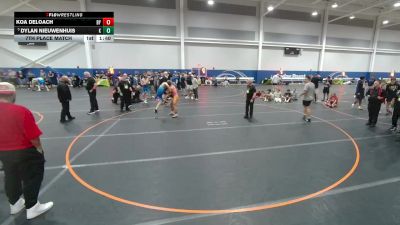 113 lbs 7th Place Match - Dylan Nieuwenhuis, Unattached vs Koa DeLoach, Unattached