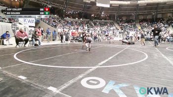 49 lbs Consi Of 32 #2 - Coy Collett, Eufaula Ironheads Wrestling Club vs Bo Golden, Team Nomad