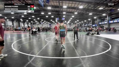 145 lbs Rr Rnd 1 - Richard Flores, Knights Wrestling Club-Red vs Zenon DeRocha, Evil Empire Red