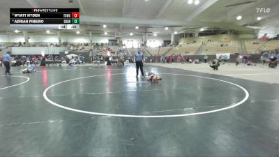 55 lbs Cons. Round 3 - Adrian Pineiro, Cobra Wrestling Club vs Wyatt Hyden, Buccaneer Wrestling Club