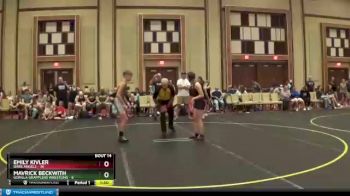 107 lbs Round 5 (6 Team) - Mavrick Beckwith, Gorilla Grapplers Wrestling vs Emily Kivler, Dark Angels