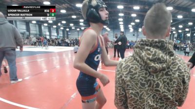 68 lbs Round 2 - 10:30am Friday - Logan Vallalla, Mat Assassins vs Spencer Mattson, Team Ohio