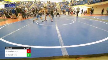 70 lbs Rr Rnd 2 - Reilas Sanchez, Locust Grove Youth Wrestling vs Kyson Barnett, Twin Hills