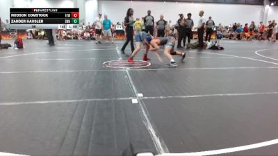 96 lbs Round 1 (4 Team) - Zander Hausler, Slate Wrestling Academy vs Hudson Comstock, East TN Wrestling