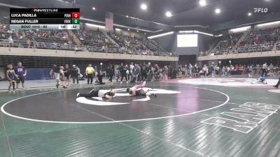 80 lbs Quarterfinal - Luca Padilla, Pennsburg vs Negan Fuller, York