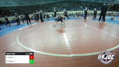 64 lbs Semifinal - Caden Light, Coweta Tiger Wrestling vs Brady Roper, Plainview Youth Wrestling Club