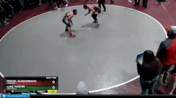 220 lbs Cons. Round 2 - Luke Martin, Post Falls vs Miguel Guadarrama, Granger