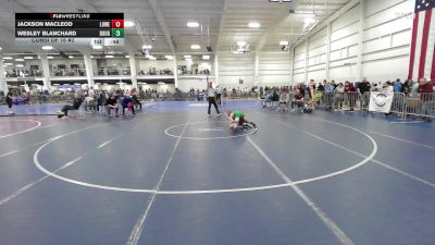 88 lbs Consi Of 16 #2 - Jackson Macleod, Lowell vs Wesley Blanchard, Doughboys WC
