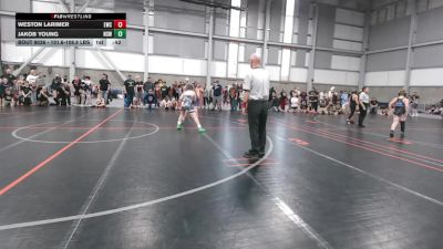 101.6-108.9 lbs Champ. Round 1 - Weston Larimer, Ellensburg Wrestling Club vs Jakob Young, NW Spartans Wrestling
