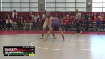 174 lbs 5th Place Match - William Smith, Williams College vs Desmond McLaughlin, Castleton
