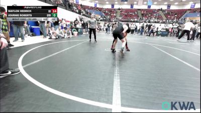 85 lbs Quarterfinal - Eli Bright, Del City Little League Wrestling vs Ares Pearson, Timberwolves